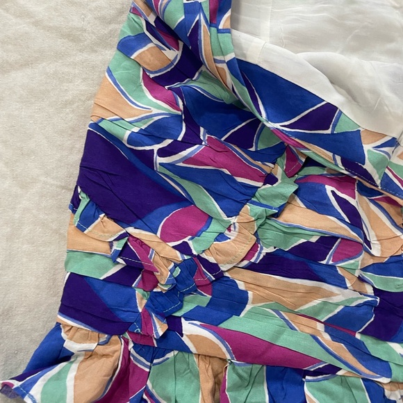 ~ZARA Ruffle Skirt Bright Multicolor~ - Picture 5 of 6